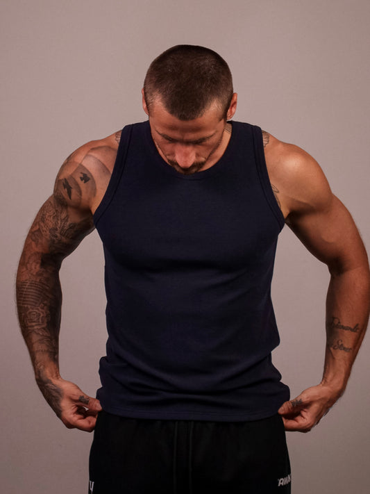 NAVY HEAVYWEIGHT RIBBED TANK
