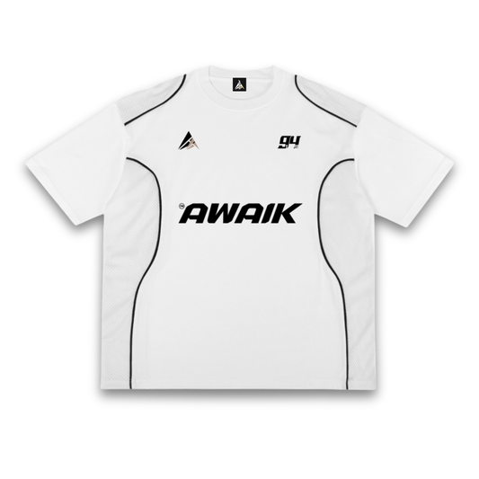 VERTEX PIPED PANEL MESH TEE