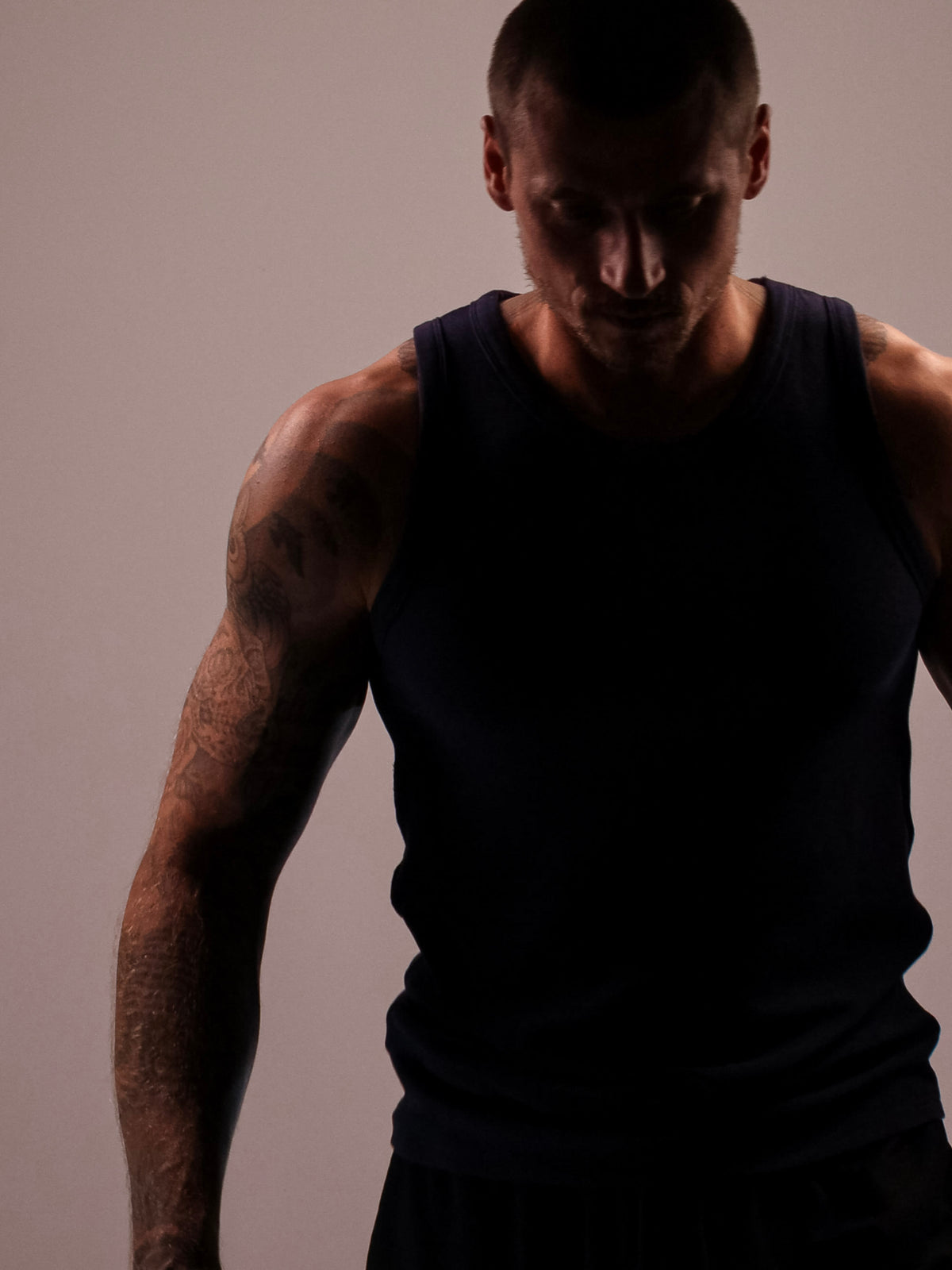 NAVY HEAVYWEIGHT RIBBED TANK