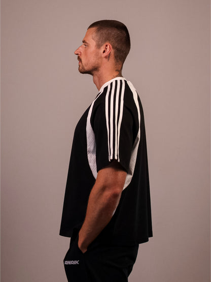 BLACK VERTEX 'PUMP COVER' MESH TEE