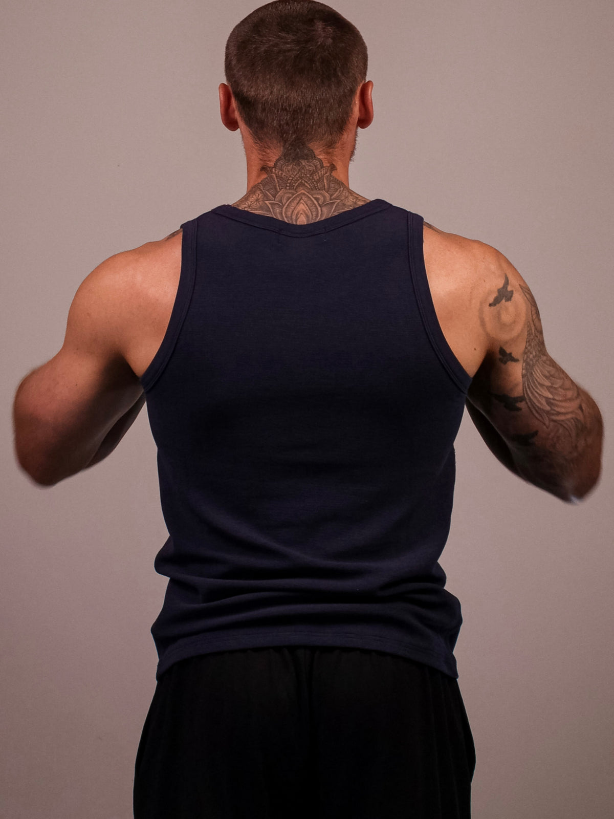NAVY HEAVYWEIGHT RIBBED TANK