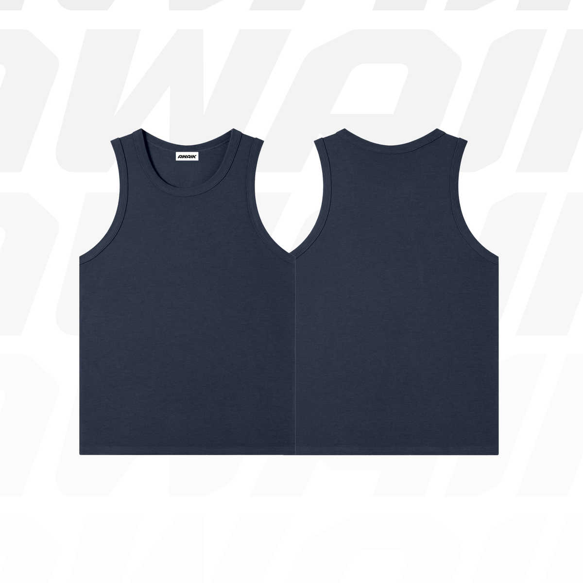 NAVY HEAVYWEIGHT RIBBED TANK